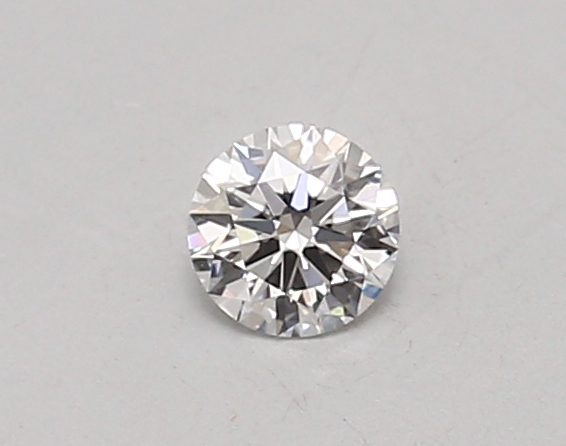 0.27 carat round lab-grown diamond