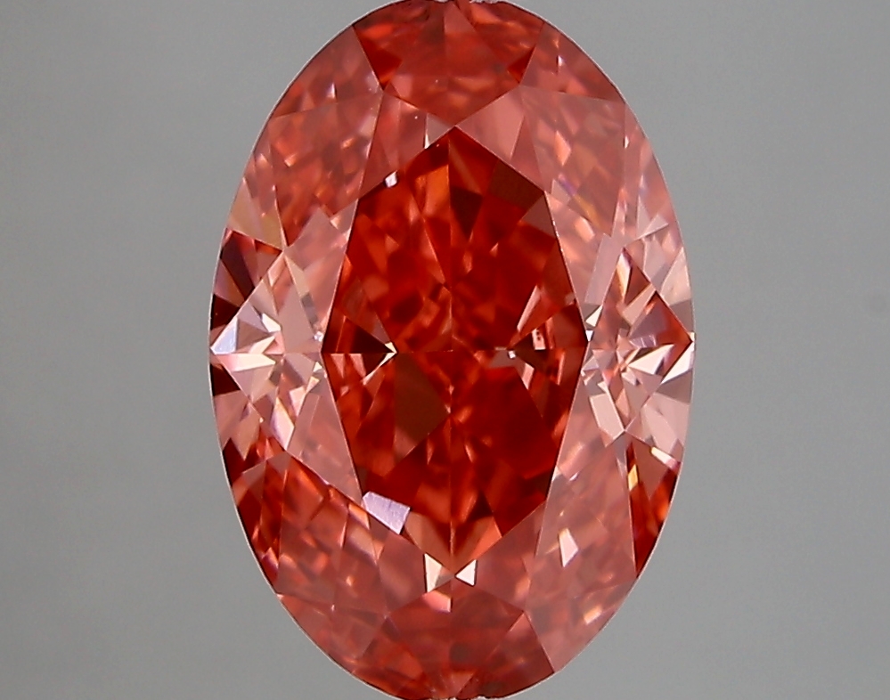 3.40 ct. oval Lab Grown Diamond front image