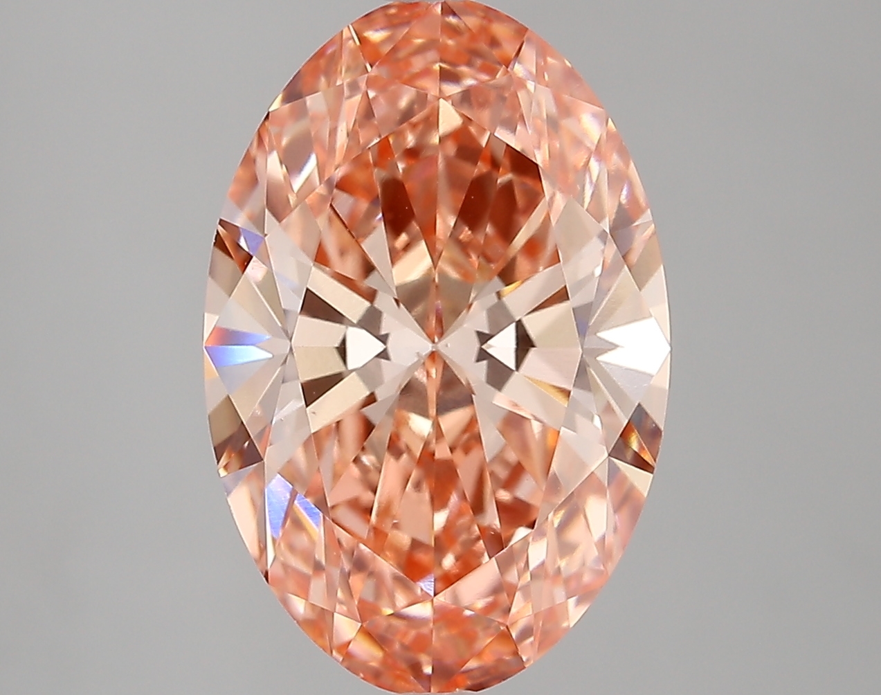 5.00 ct. oval Lab Grown Diamond front image