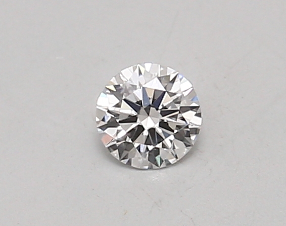 Actual 0.24 carat D Round lab-grown diamond