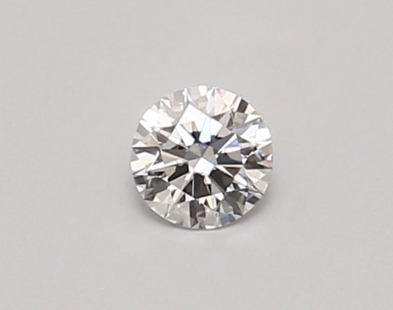 Actual 0.23 carat D Round lab-grown diamond