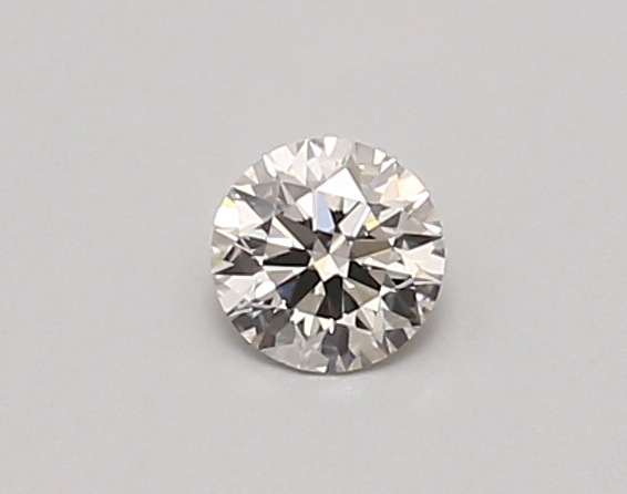 Actual 0.26 carat G Round lab-grown diamond
