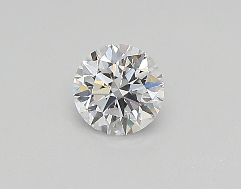 Actual 0.26 carat D Round lab-grown diamond