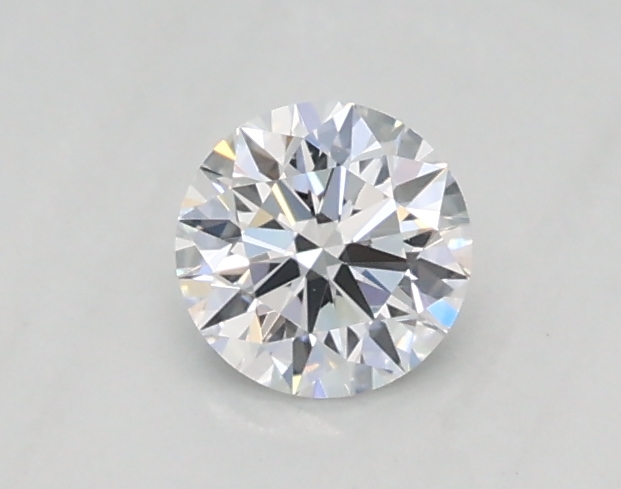 Actual 0.26 carat D Round lab-grown diamond