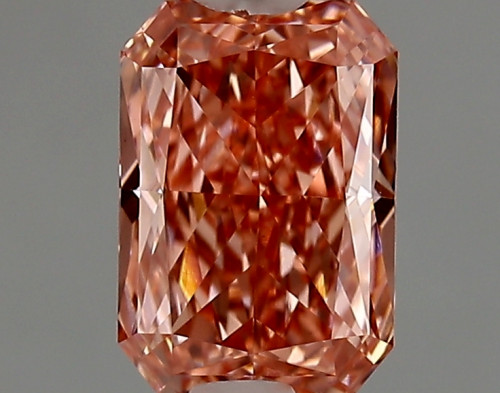 1.07 carat fancy vivid  pink VVS2 EX Cut IGI radiant diamond