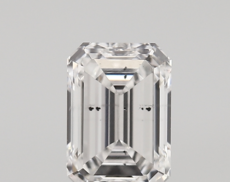 1.37 Carat F-SI1 Ideal Emerald Diamond