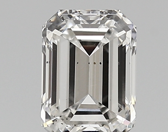 1.00 Carat F-SI1 Ideal Emerald Diamond