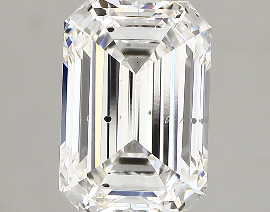 1.87 Carat F-SI1 Ideal Emerald Diamond