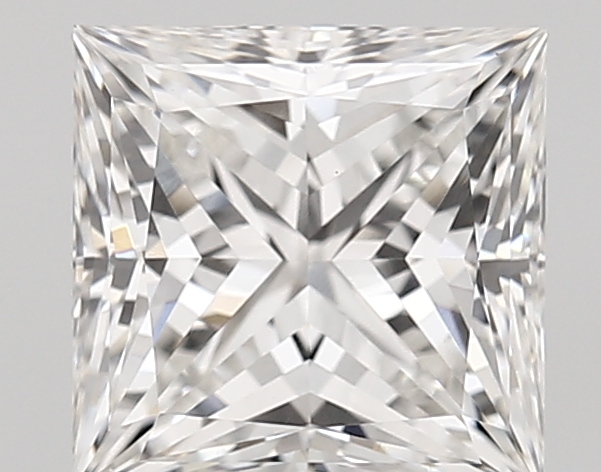 1.96 Carat G-VVS2 Ideal Princess Diamond