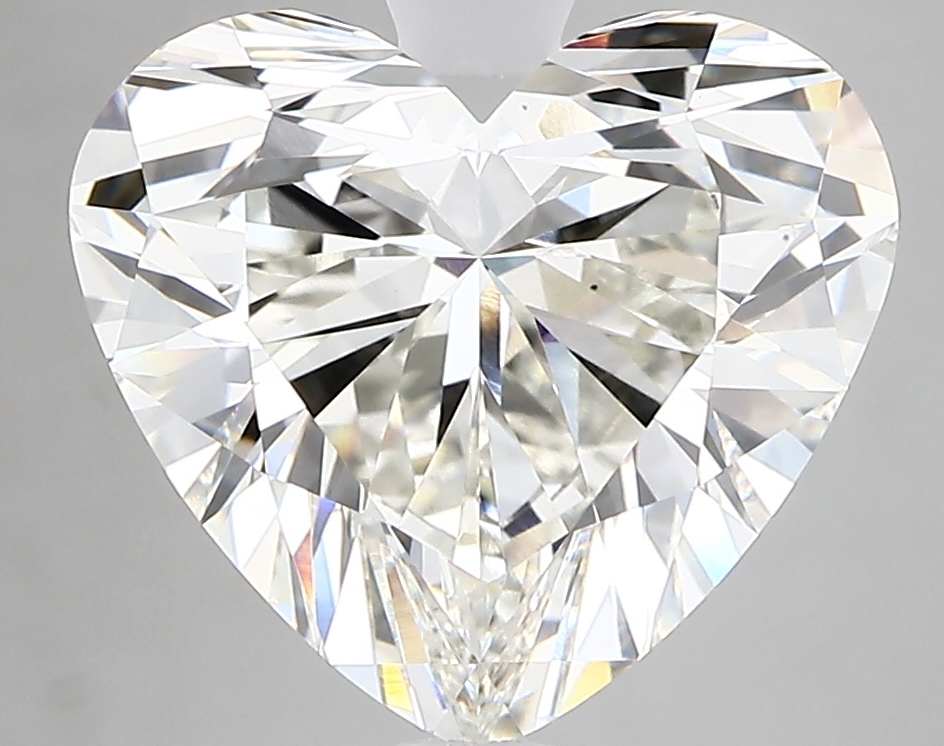 4.74 Carat H-VS1 Ideal Heart Diamond