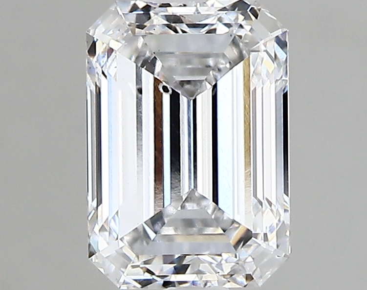 1.52 Carat E-SI1 Ideal Emerald Diamond
