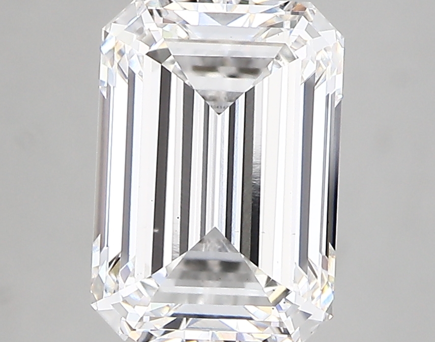 3.00 Carat F-VS1 Ideal Emerald Diamond