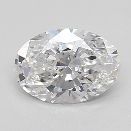 0.58 carat e SI1 EX Cut IGI oval diamond