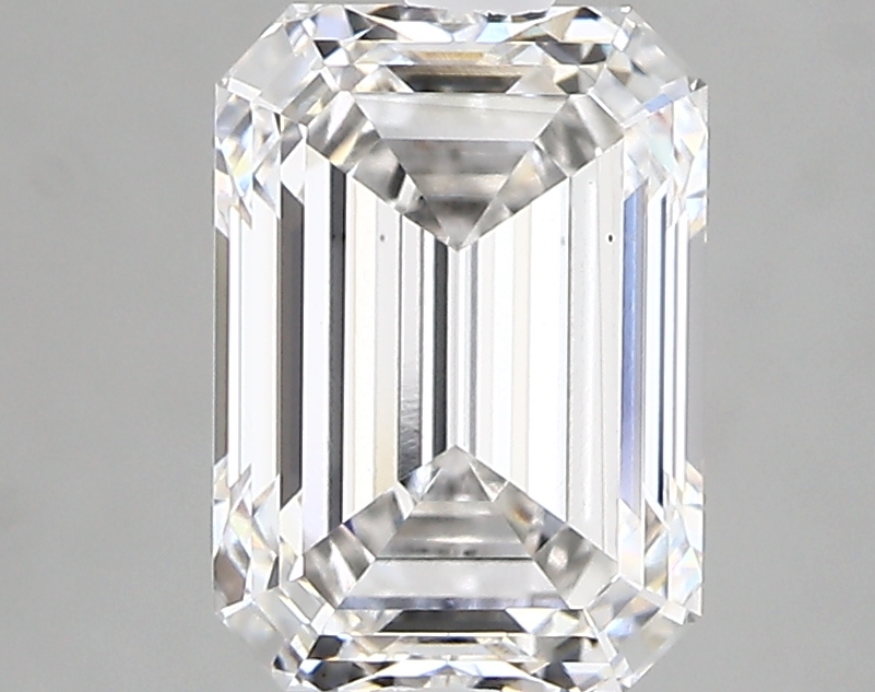 2.43 Carat F-VS1 Ideal Emerald Diamond