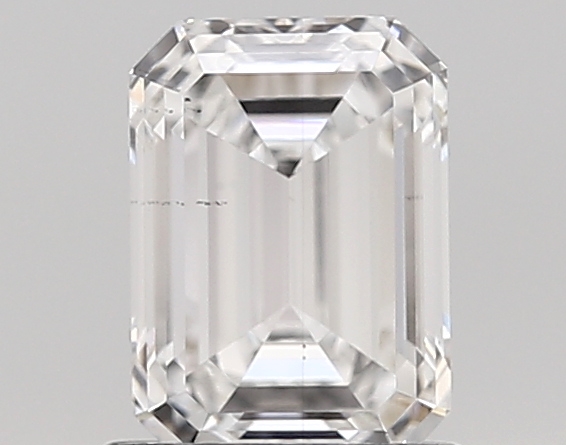 1.00 Carat E-VS2 Ideal Emerald Diamond