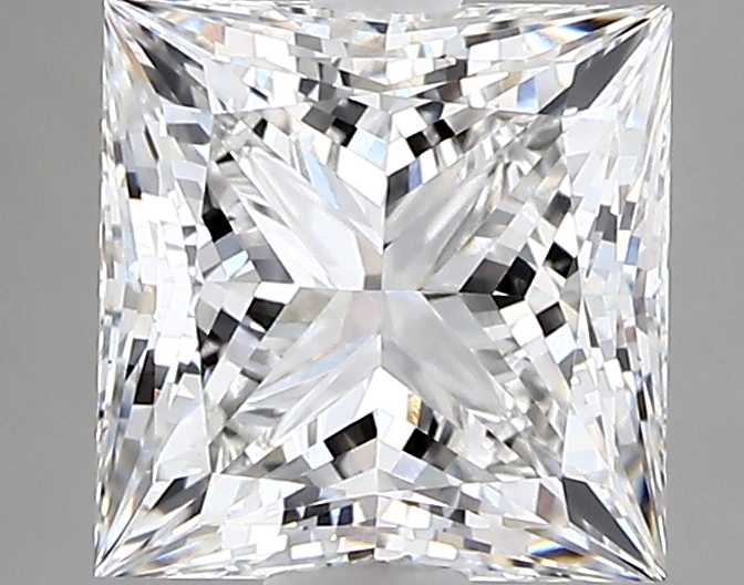 2.42 Carat F-VS1 Ideal Princess Diamond