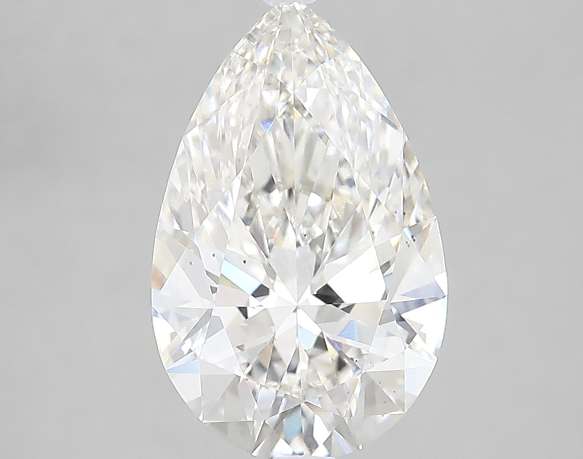 3.47 Carat G-VS2 Ideal Pear Diamond