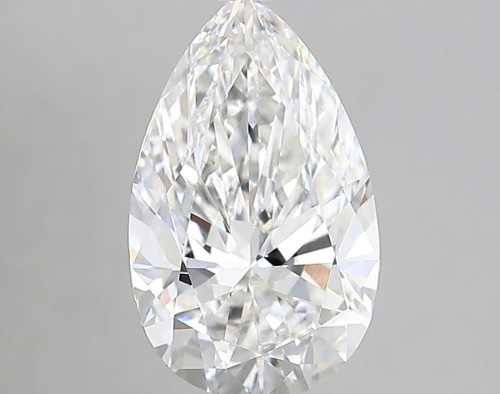 2.37 carat f VVS2 EX Cut IGI pear diamond
