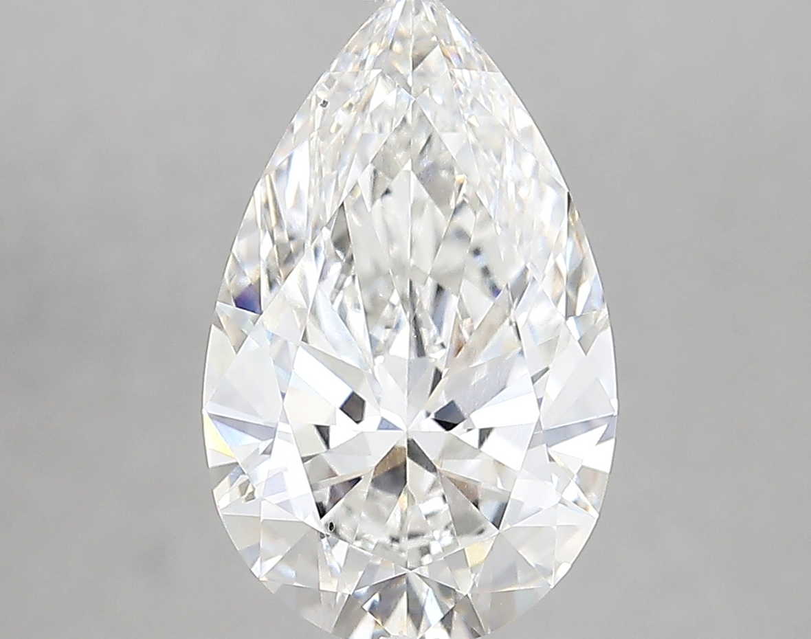 3.64 Carat G-VS2 Ideal Pear Diamond