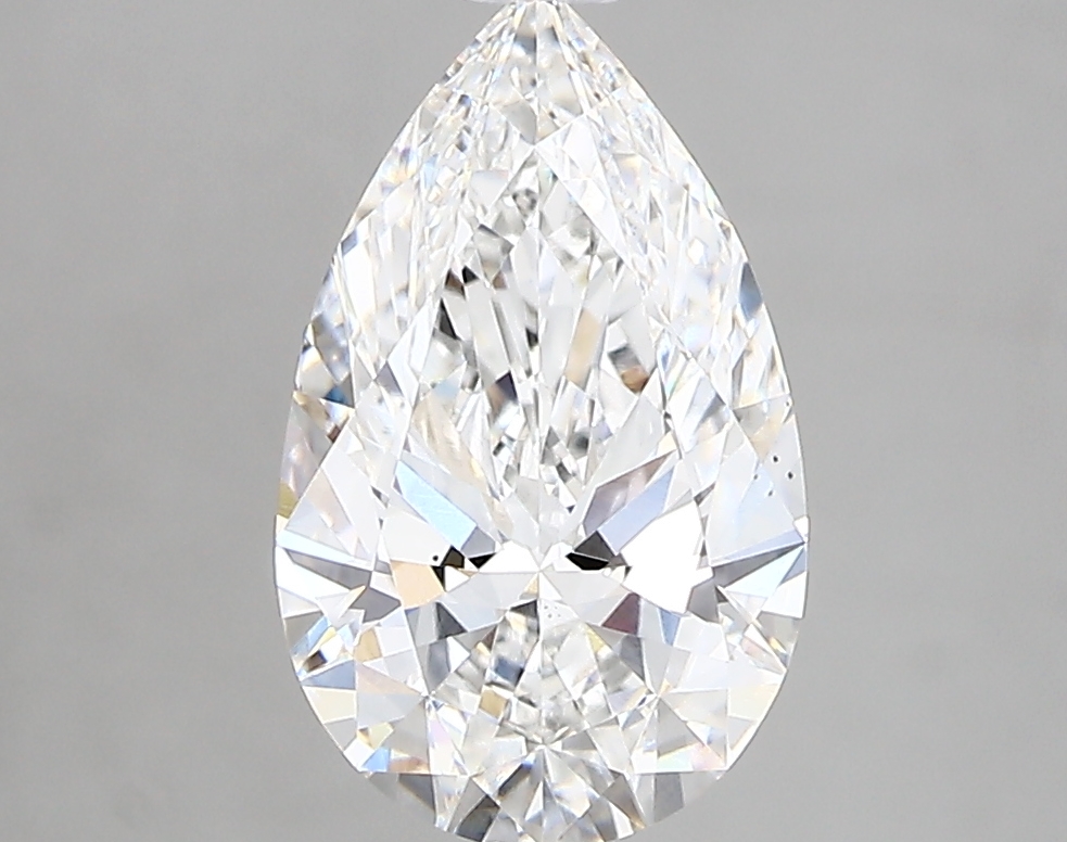 2.00 Carat E-VS1 Ideal Pear Diamond