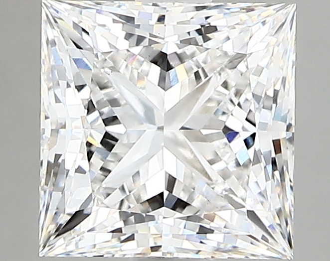 2.35 Carat E-VVS2 Ideal Princess Diamond