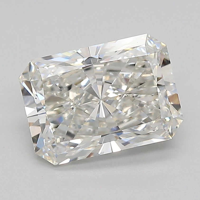 1.89 Carat G-VS1 Ideal Radiant Diamond