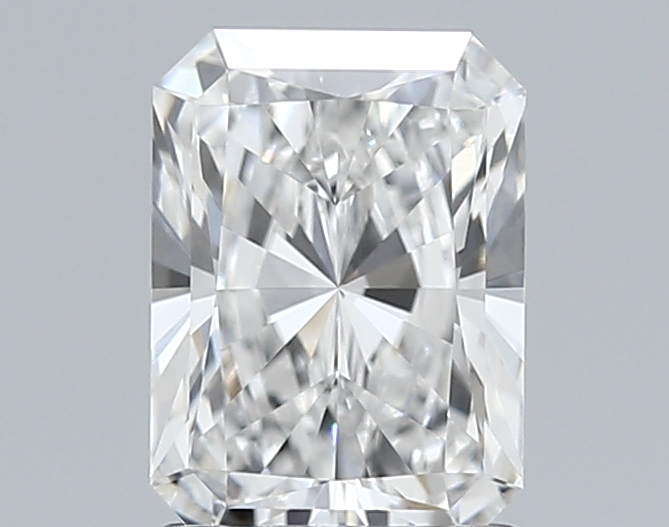 1.38 Carat E-VVS1 Ideal Radiant Diamond