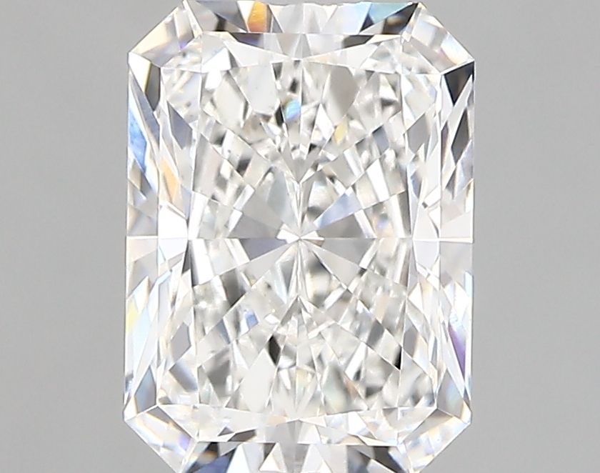 1.51 Carat F-VVS2 Ideal Radiant Diamond