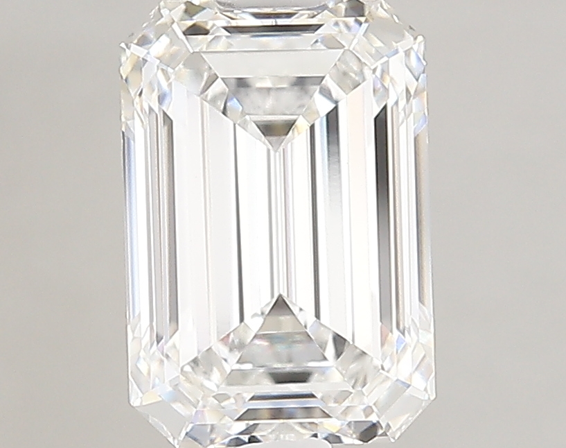 2.47 Carat F-VVS2 Ideal Emerald Diamond