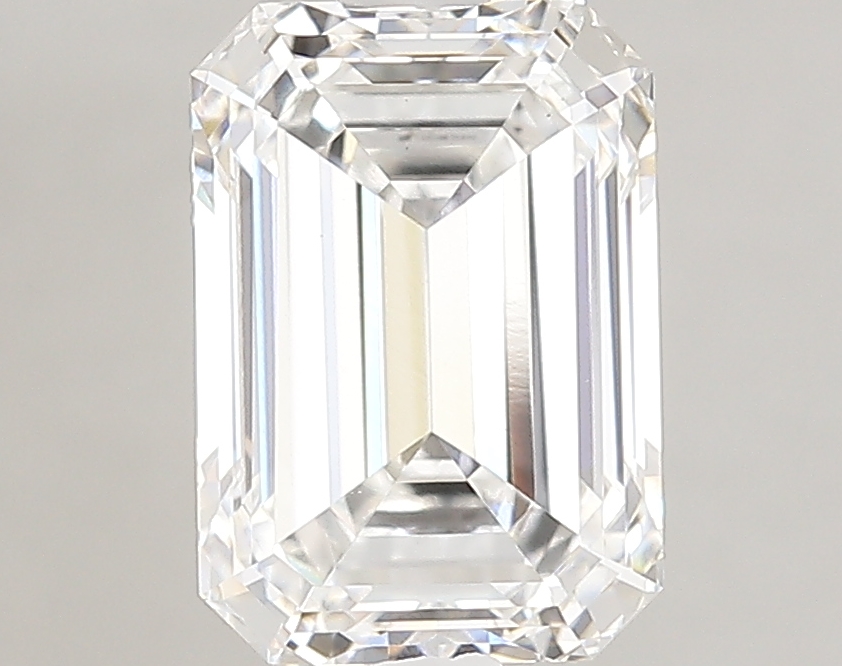 2.88 Carat F-VS1 Ideal Emerald Diamond