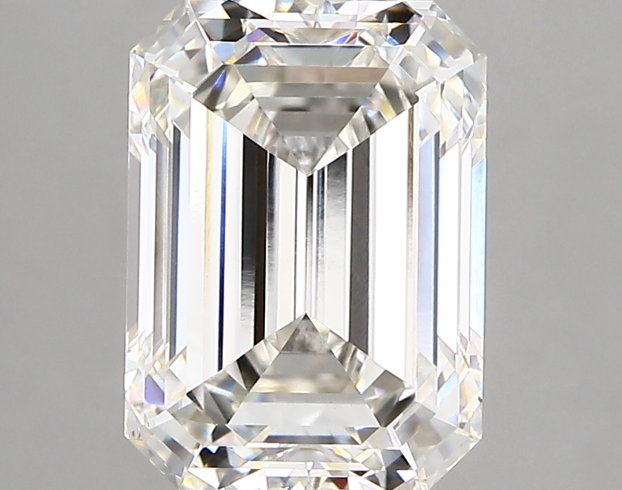 3.77 Carat H-VS1 Ideal Emerald Diamond