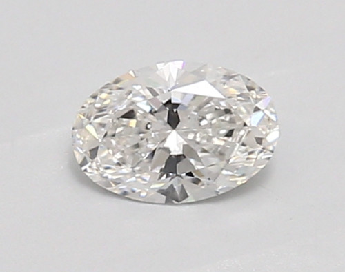 0.53 carat f VVS1 EX Cut IGI oval diamond