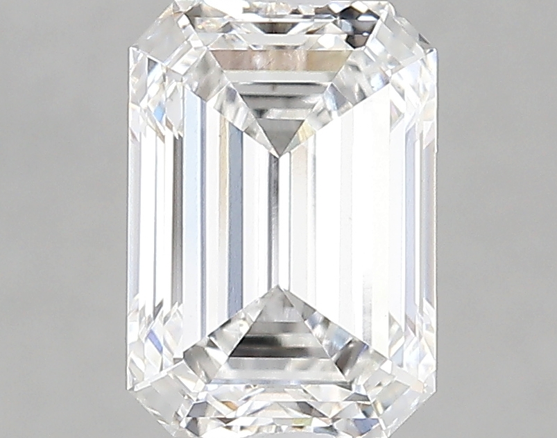 2.42 Carat F-VVS2 Ideal Emerald Diamond
