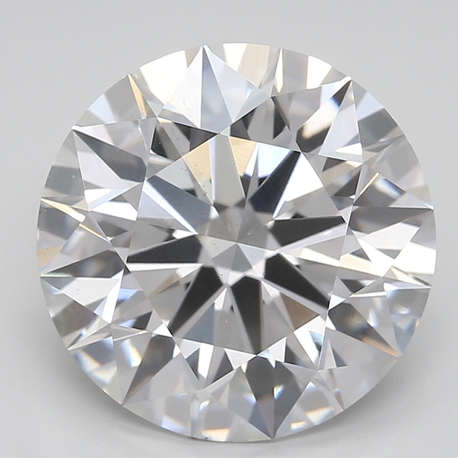 5.42 Carat G-VS2 Ideal Round Diamond