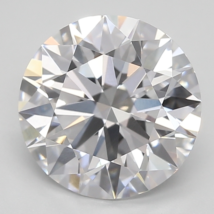 2.45 Carat D-VVS2 Ideal Round Diamond