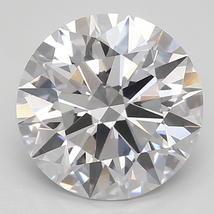 2.81 Carat F-VVS1 Ideal Round Diamond
