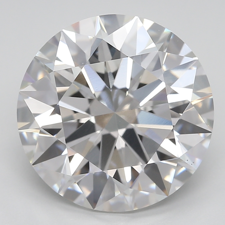 6.06 Carat H-VS1 Ideal Round Diamond