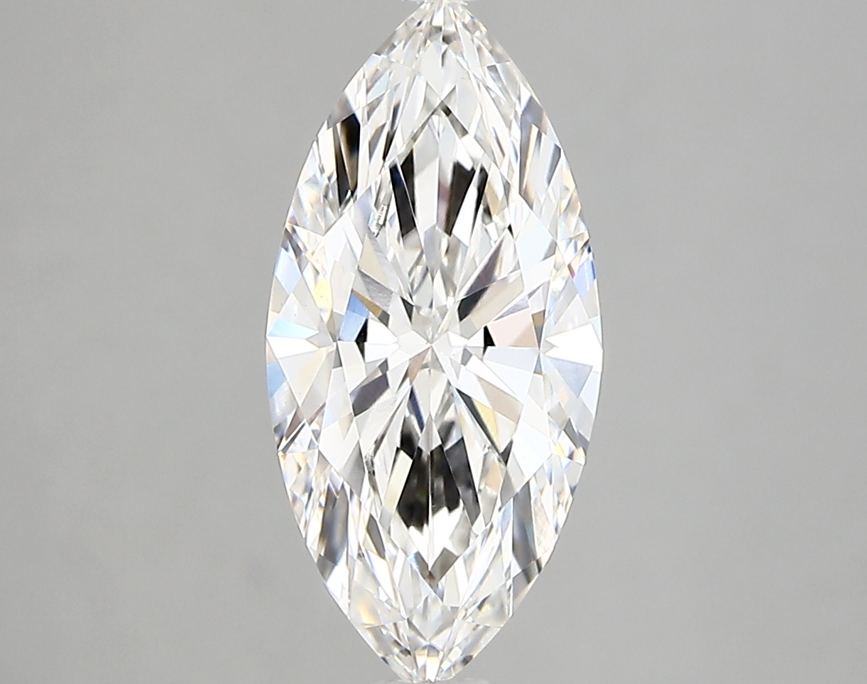 2.17 Carat F-VVS2 Ideal Marquise Diamond