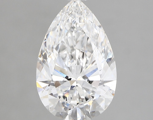 1.63 carat d VVS2 EX Cut IGI pear diamond