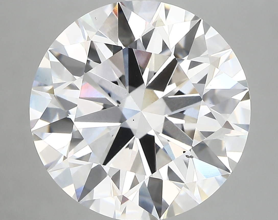 7.06 ct F VS2 Round Ideal lab diamond