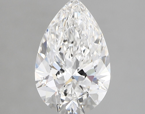 1.66 carat e VVS2 EX Cut IGI pear diamond
