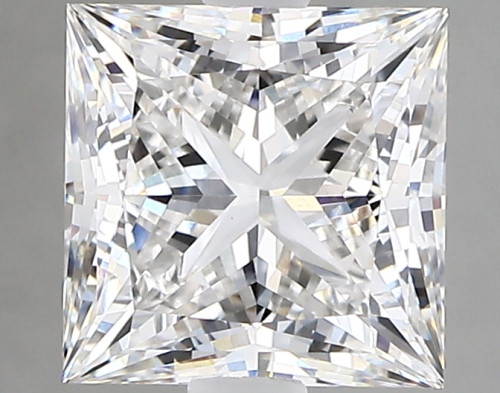 2.38 carat e VVS2 EX Cut IGI princess diamond