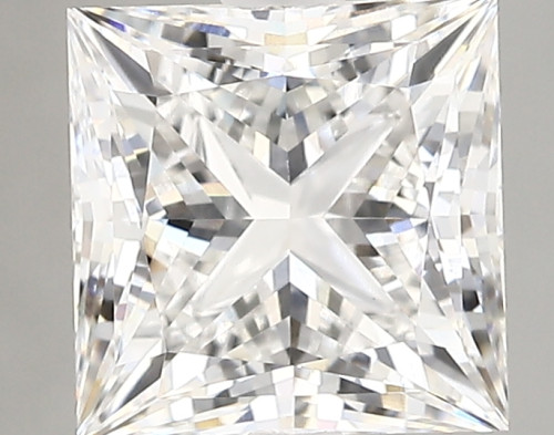 2.4 carat e VVS2 EX Cut IGI princess diamond