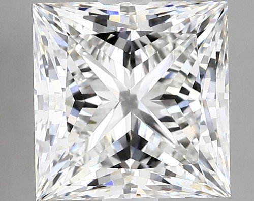 2.68 carat e VVS2 EX Cut IGI princess diamond