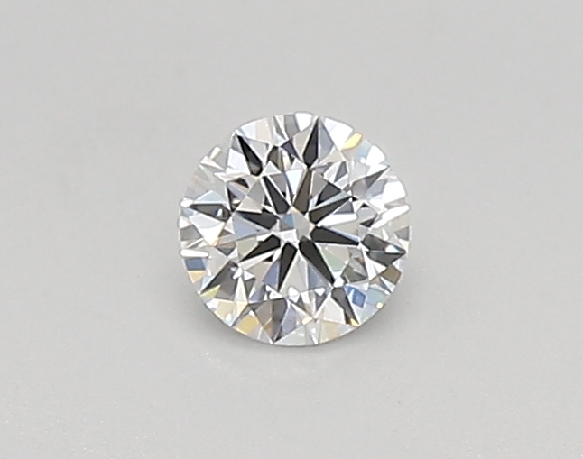 Actual 0.26 carat D Round lab-grown diamond