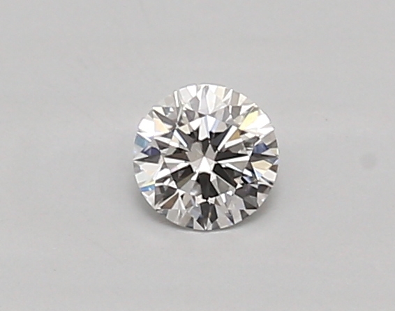 Actual 0.27 carat D Round lab-grown diamond