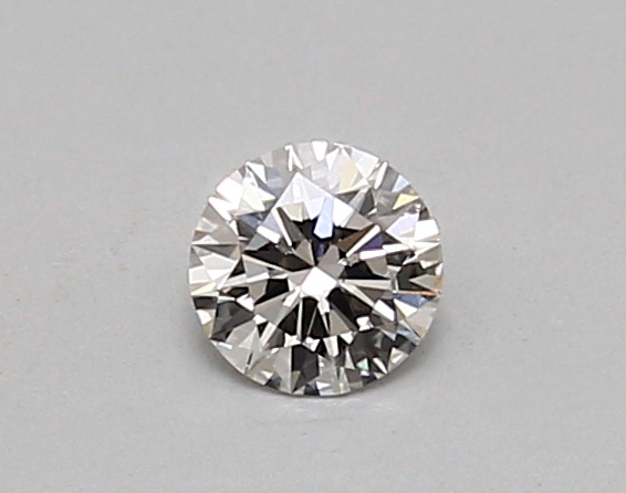 Actual 0.33 carat G Round lab-grown diamond