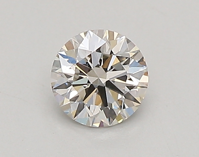 Actual 0.32 carat G Round lab-grown diamond
