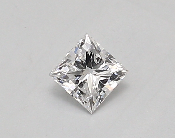 0.39 carat princess lab-grown diamond