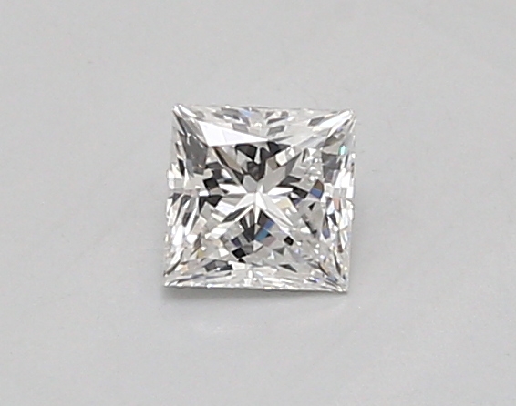 0.47 carat princess lab-grown diamond